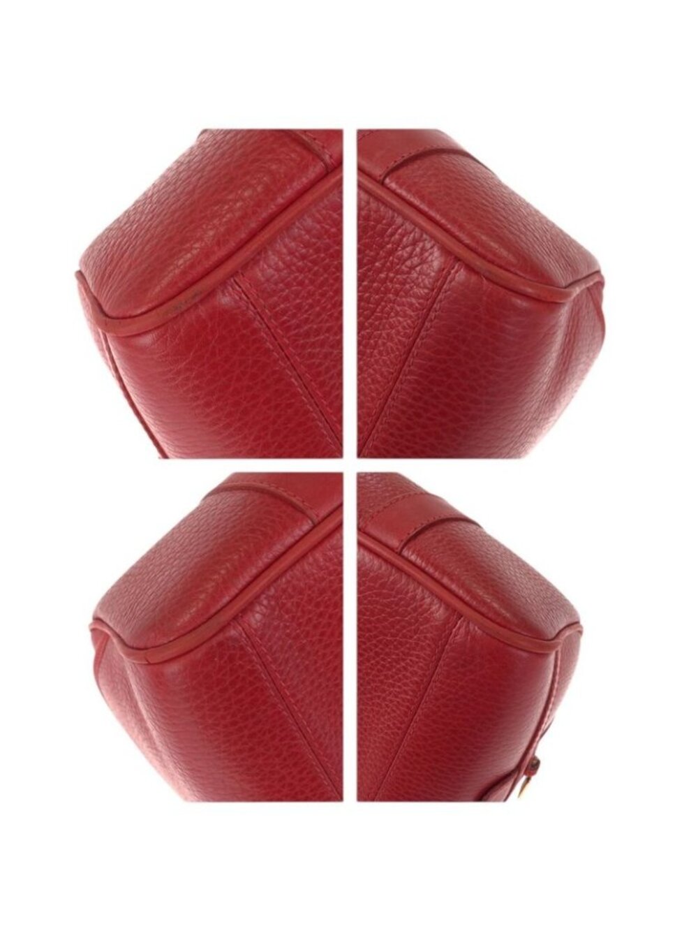 Gucci Vintage Interlocking Red Gold Leather 000 58 Mini Boston Bag - Picture 3 of 9